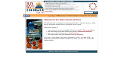 Desktop Screenshot of home.sunsafecolorado.org